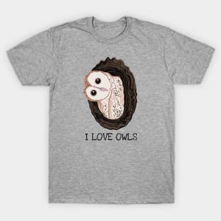 I Love Owls T-Shirt